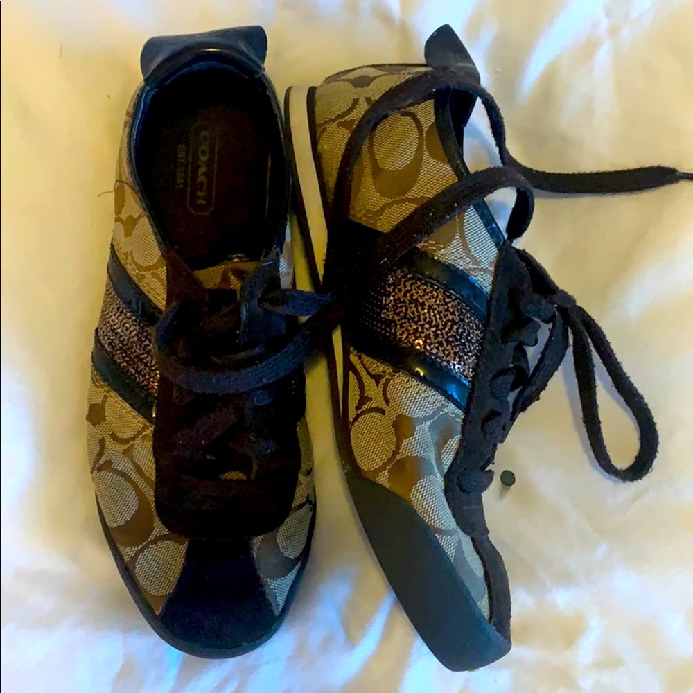 Coach size 5.5 sequins flats